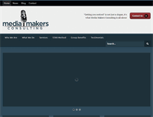Tablet Screenshot of mediamakersconsulting.com
